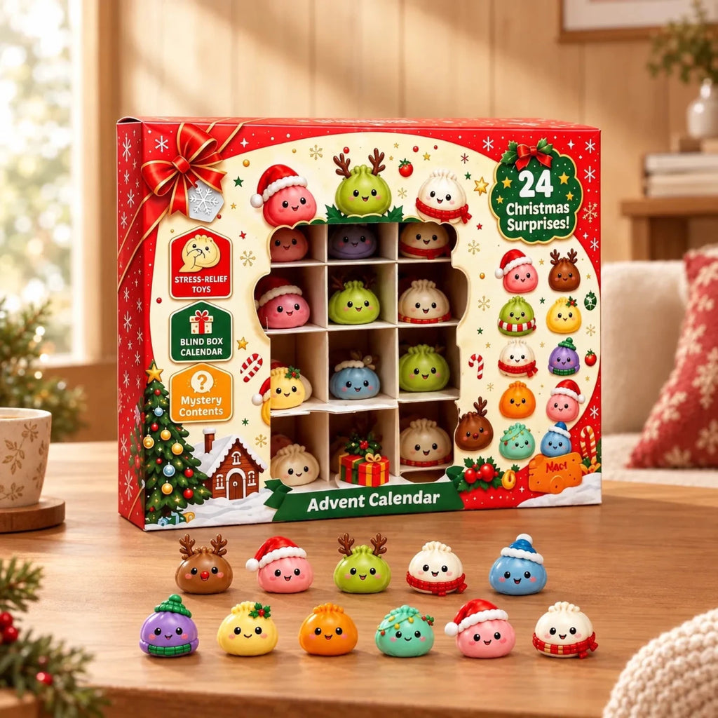 Dumpling Character Countdown Calendar