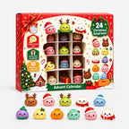 Dumpling Advent Calendar – 24 Blind Box Figures in Winter Designs, Bendable Collectible Toys, Countdown for Teens & Adults Default Title