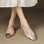 Elene Genuine Leather Mary-Jane Flats 1