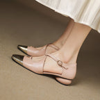Elene Genuine Leather Mary-Jane Flats 2
