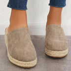 Elevated Espadrille Wedge Mules with Sleek Closed Toe Design 5