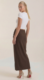 Elsie Ruched Midi Skirt 2