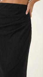Elsie Ruched Midi Skirt 7