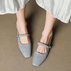 Elyne Genuine Leather Mary Jane Mules 2