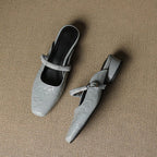 Elyne Genuine Leather Mary Jane Mules 4
