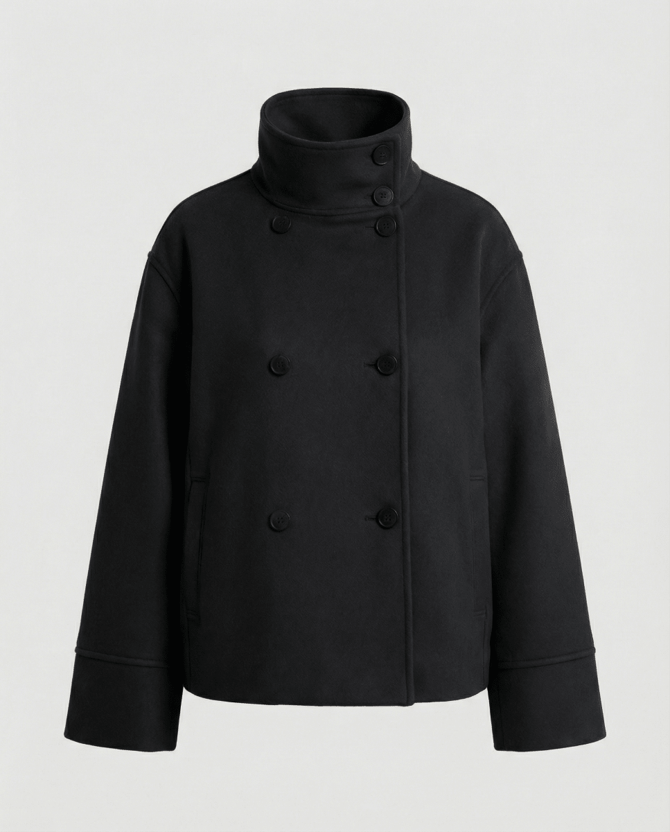 Dôre | Modern and Warm Short Jacket with High Collar