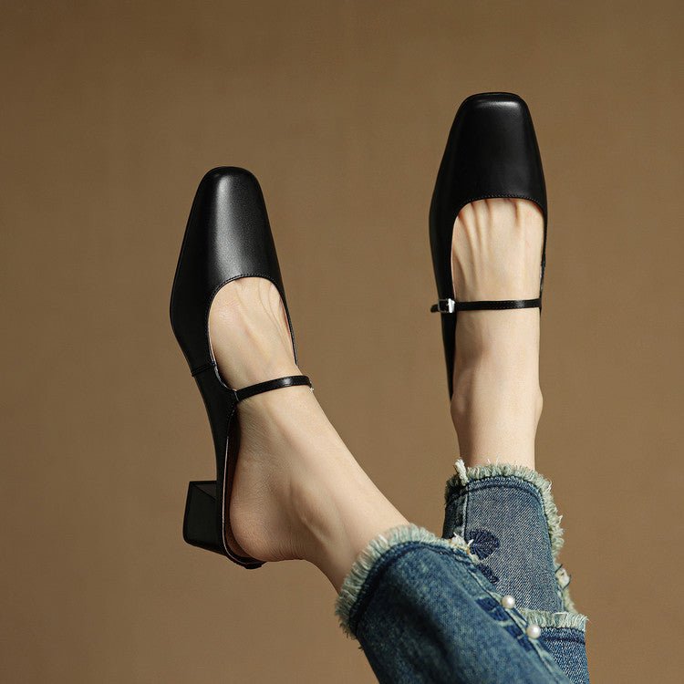 Esmer | Women’s Genuine Leather Mules – Chic Artisan Slip-On & Refined Slimming Silhouette 10