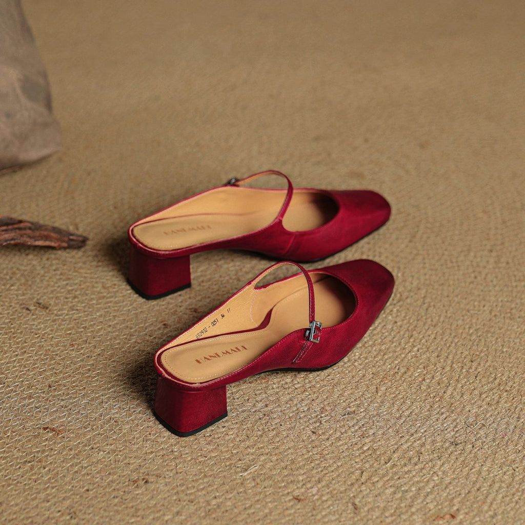 Esmer | Women’s Genuine Leather Mules – Chic Artisan Slip-On & Refined Slimming Silhouette 6