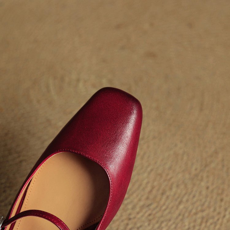 Esmer | Women’s Genuine Leather Mules – Chic Artisan Slip-On & Refined Slimming Silhouette 7