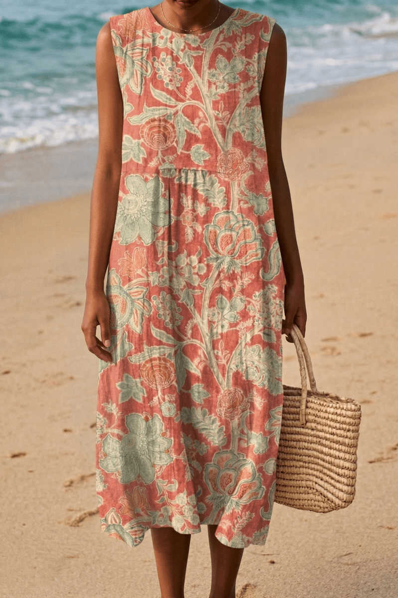 Sahara | Women's Everyday Midi Dress Chic Rib-Knit Texture & Refined Teehit Sahara | Women's Everyday Midi Dress Chic Rib-Knit Texture & Refined Teehit