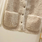 Bersh | Women’s Sleeveless Vest – Warm, Lightweight & Casual Sherpa Shearling-Effect