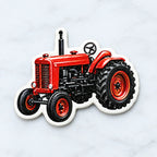 Tractor Advent Calendar – 24 Farm Vehicle Acrylic Ornaments from Combine to Hay Wagon, Non-Candy Countdown for Kids
