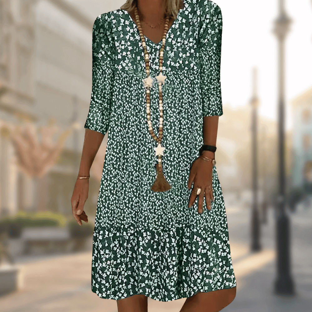Roque | Elegant and Versatile Traditional Dress Verde
