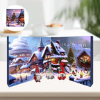 Plush Gnome Advent Calendar – Handmade Fabric Christmas Countdown with 3 Plush Elves & 21 Surprises, Reusable, 3 Styles Christmas Elf – Classic