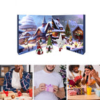 Plush Gnome Advent Calendar – Handmade Fabric Christmas Countdown with 3 Plush Elves & 21 Surprises, Reusable, 3 Styles