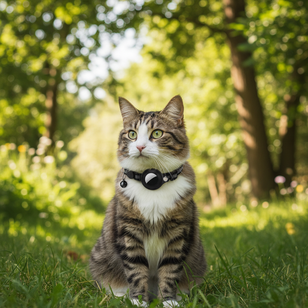GPS Collar for Cats with Live Tracking and Safety