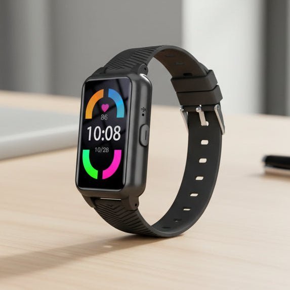 GPS Smartwatch for Seniors with Fall Detection & SOS Button – 4G Location Tracker Watch with Alerts to Contacts, 4 Colors