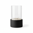 GlowEdge Smokeless Biofireplace in Glass – Portable Table Fireplace for Indoor & Outdoor Use