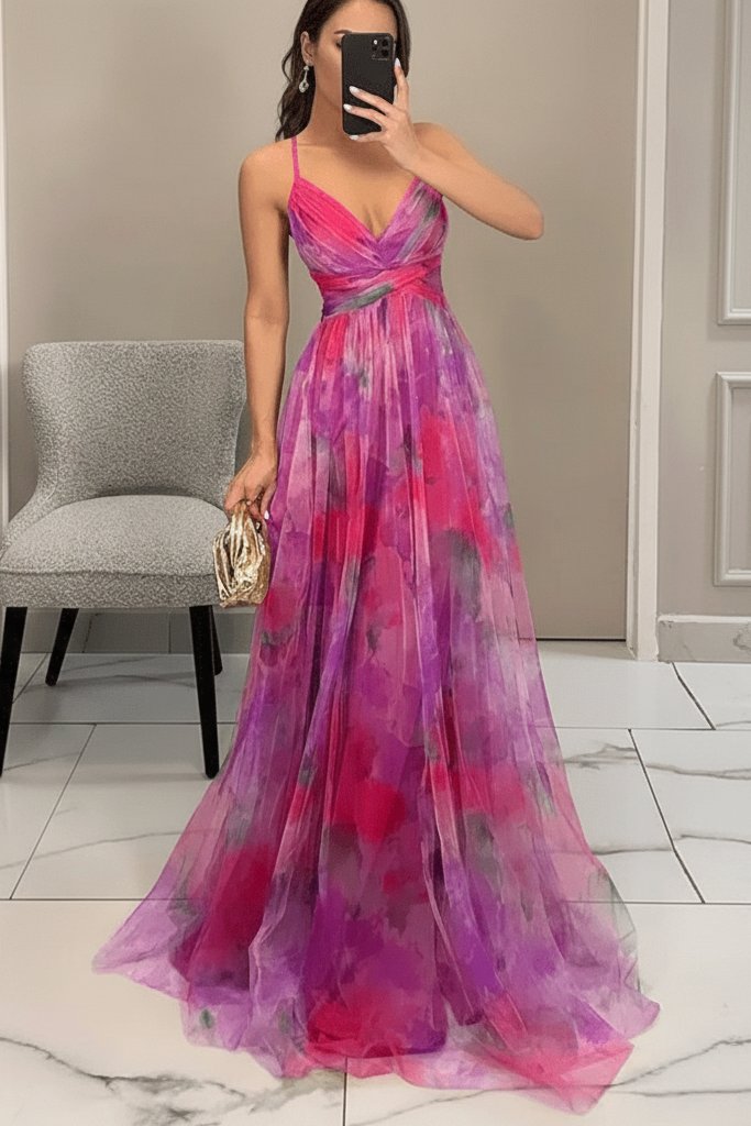 Inspire | Romantic Floral Tulle Dress