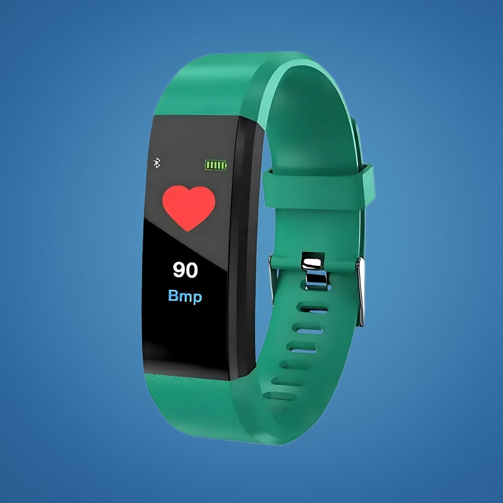 Safety Watch for Seniors with Fall Detection, GPS Tracker & Emergency Button – SOS Watch for Elderly with Heart Rate, 5 Colors Green