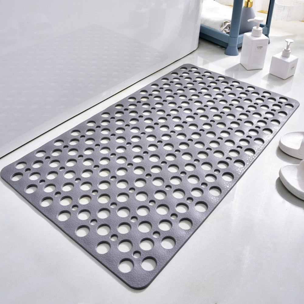 Non-Slip & Antibacterial Shower Mat – Anti-Slip Bathtub & Shower Mat, 3 Sizes, 6 Colors – GripGuard Gray