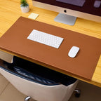 Guard Desk Mat | Wrist & Elbow Protection Mouse Pad Non-Slip Office Cushion for Gaming & Work Brown