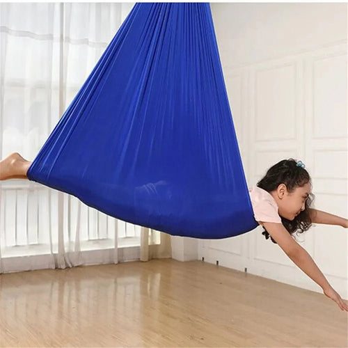 100% Organic Cotton Kids' Hammock – Swing Cocoon for Play & Relaxation, Indoor Hanging Swing for Kids' Room, 6 Colors