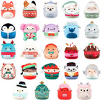 Advent Calendar for Kids – 24 Days of Mini Marshmallow Plush-Style Collectible Figures, Christmas Countdown, Ages 3+