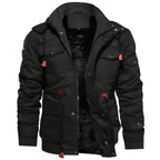 Calico | Men's Jacket | Front Zipper with Multiple Pockets Black