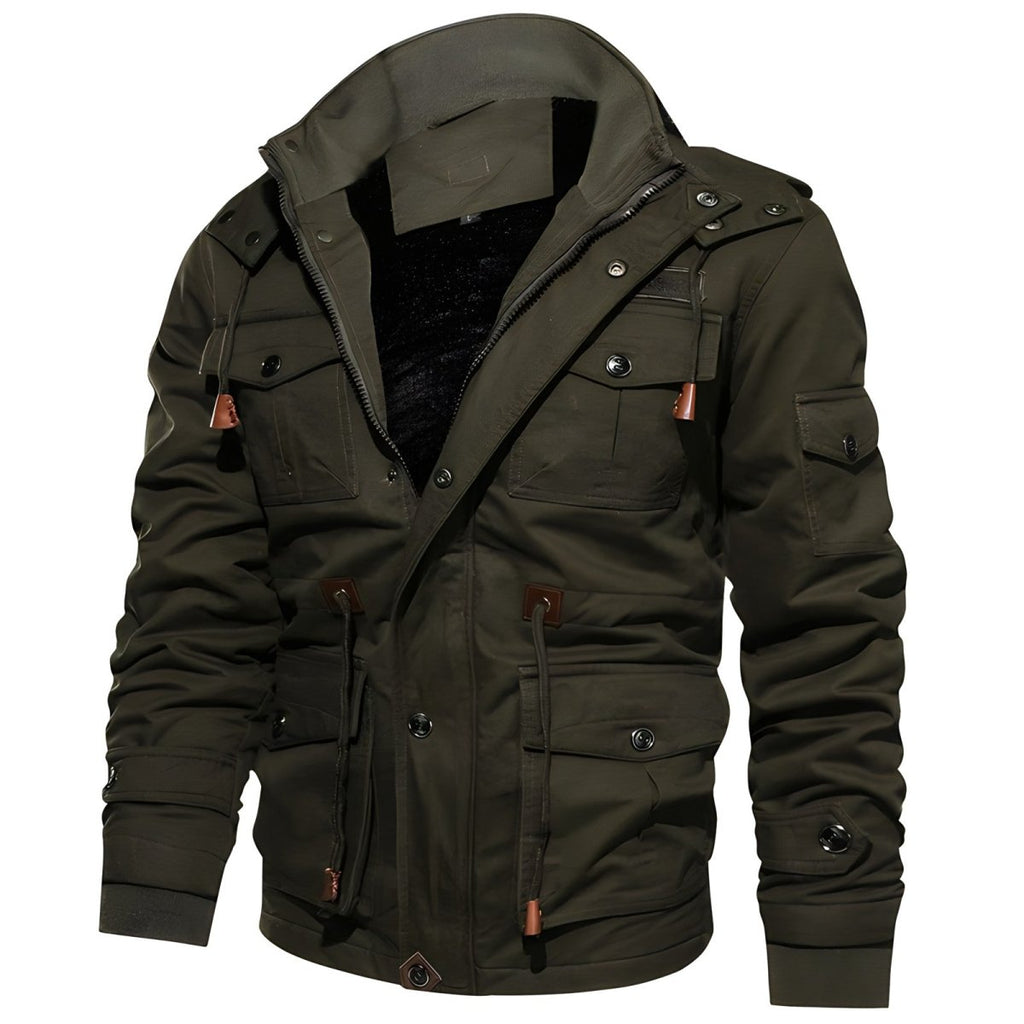 Calico | Men's Jacket | Front Zipper with Multiple Pockets