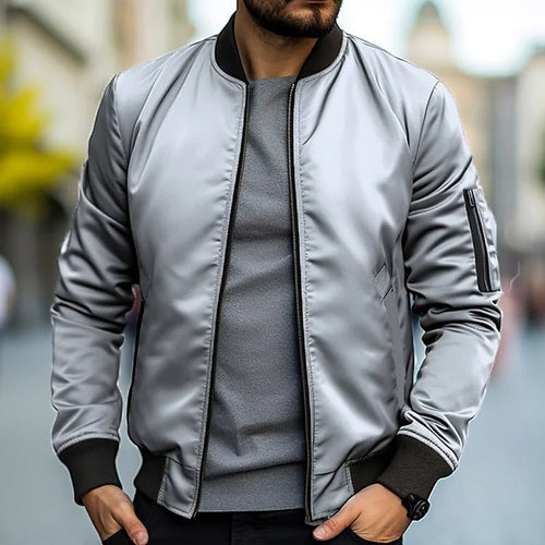 Calico | Lightweight Versatile Bomber Jacket Gray