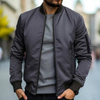 Calico | Lightweight Versatile Bomber Jacket Dark Gray