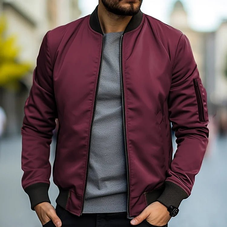 Calico | Lightweight Versatile Bomber Jacket Red