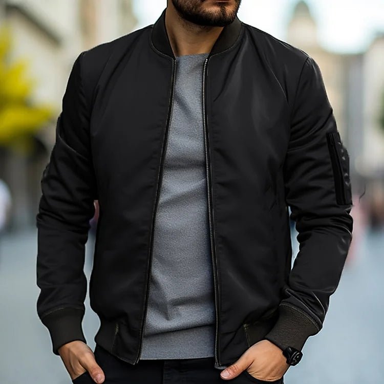 Calico | Lightweight Versatile Bomber Jacket Black