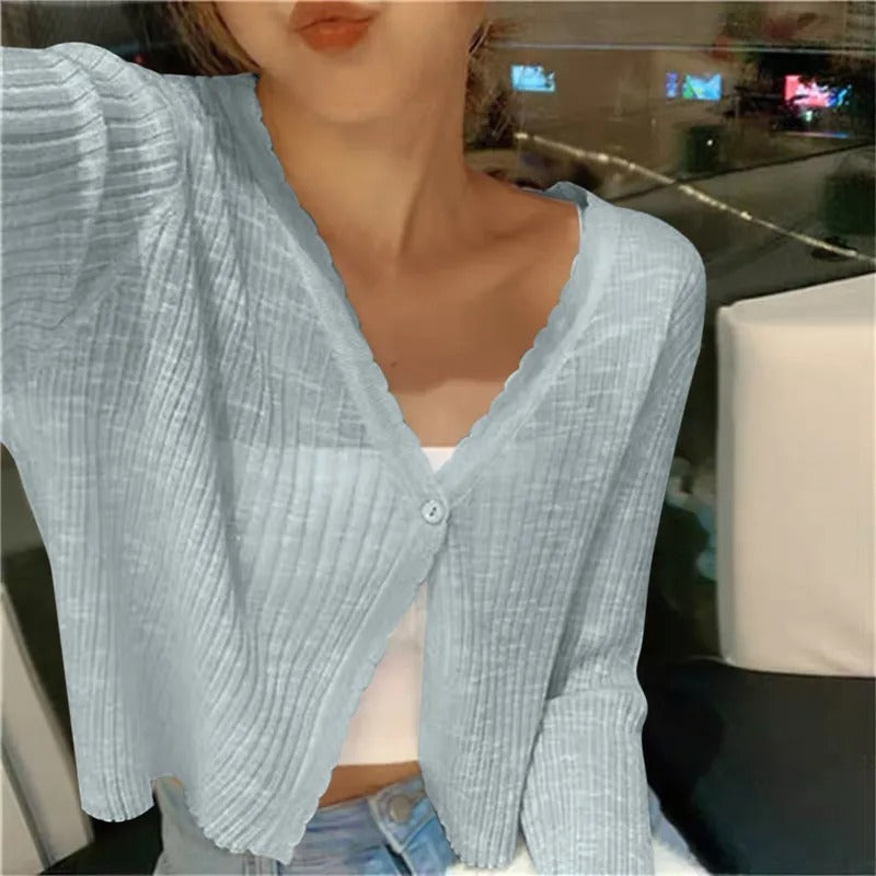 Hazel | Summer Knit Cardigan for women 0