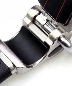 Heavy duty anti-theft steering wheel lock for car Strong Adjustable Protection Reinforced Leather