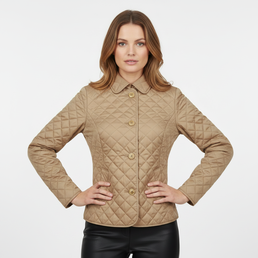 Dôre | Women’s Diamond Quilted Casual Jacket