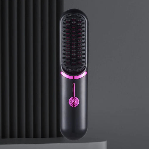 Wireless Hair Straightener – Cordless Ceramic Flat Iron, USB Rechargeable, 3 Heat Settings, Mini Travel Size – Lumea