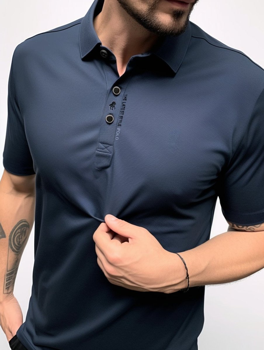 Mane | Stylish and Crease-Resistant Men’s Polo Shirt in Stretch Cotton
