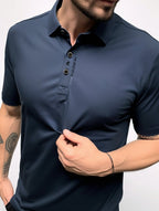 Mane | Stylish and Crease-Resistant Men’s Polo Shirt in Stretch Cotton