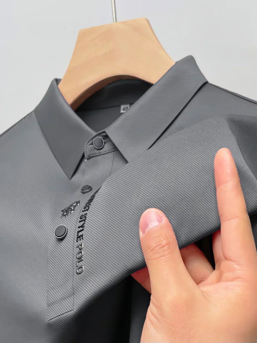 Mane | Stylish and Crease-Resistant Men’s Polo Shirt in Stretch Cotton