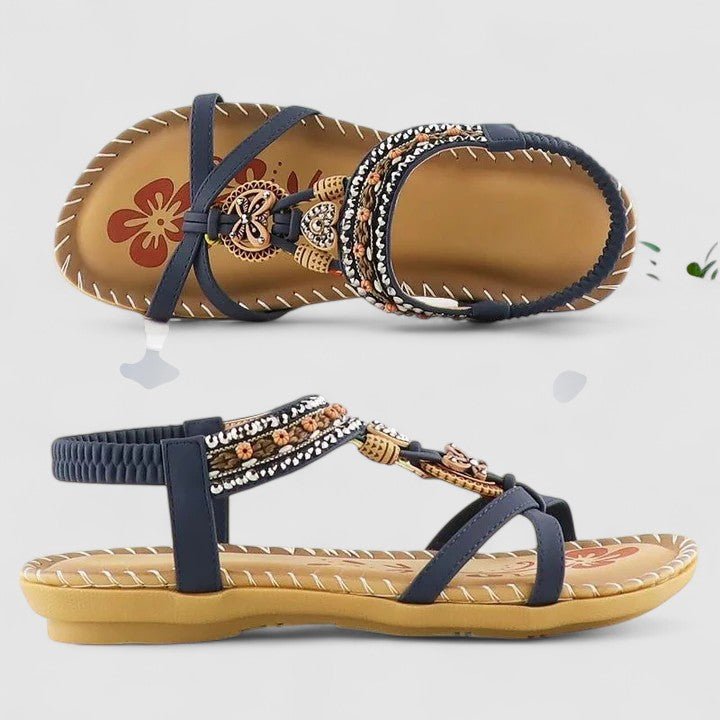 Katrijn | Stylish Women's Boho Sandals Cobalt Blue
