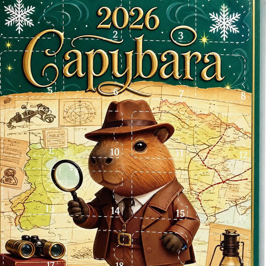 Animal Advent Calendar for Kids – 24 Acrylic Animal Ornaments in Career Costumes, Non-Candy Christmas Countdown