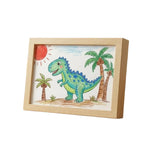 Children's Display Frame with Storage for Artwork and Craft Projects