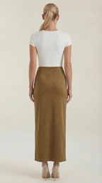 Kristin Wrap Front Midi Skirt 3
