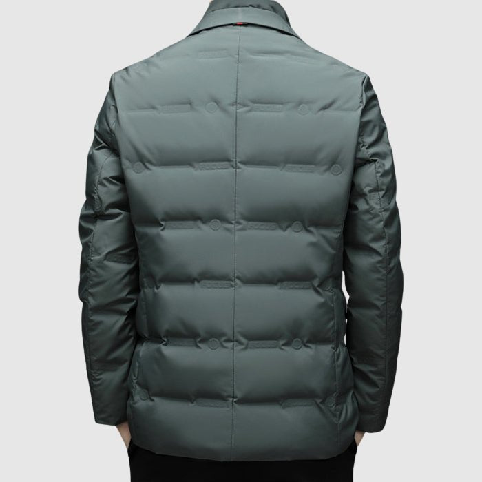 Calico | Men's Quilted Jacket | Button Front Design