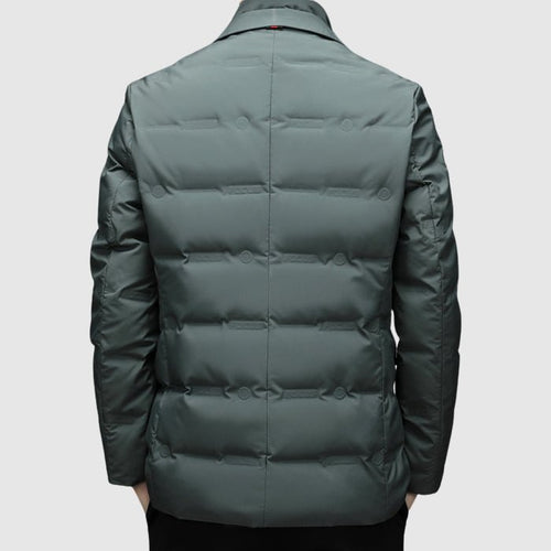 Calico | Men's Quilted Jacket | Button Front Design