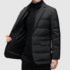 Calico | Men's Quilted Jacket | Button Front Design