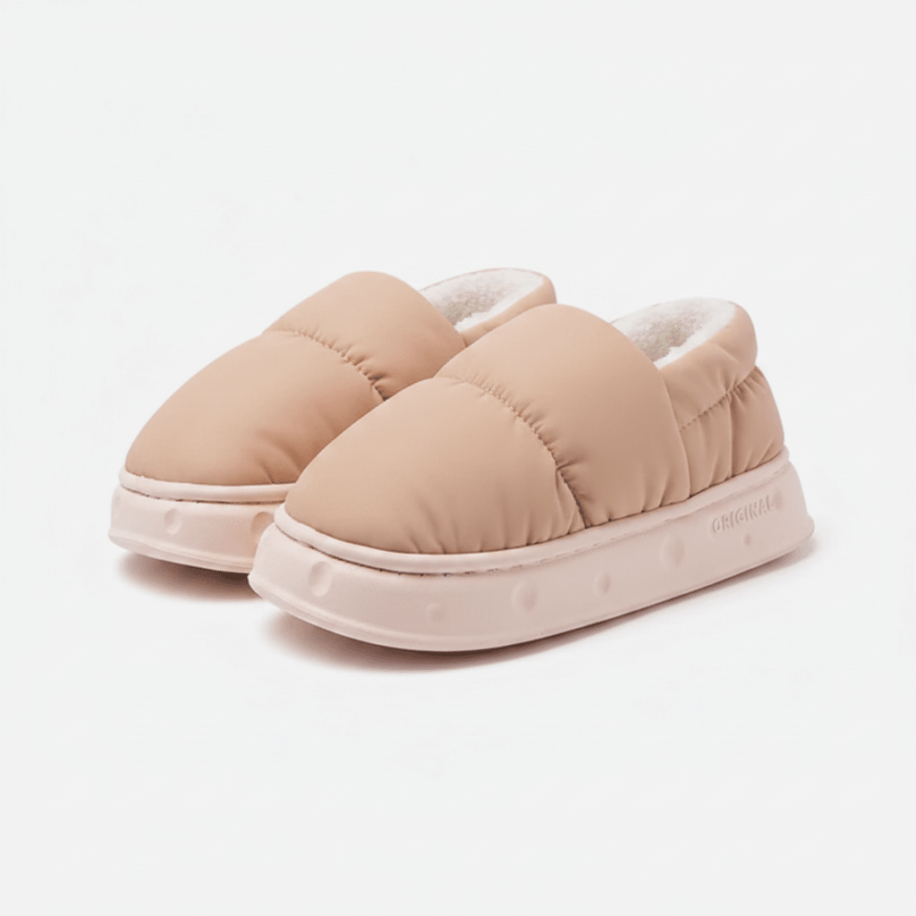 Ladies' House Shoes – Cozy Non-Slip Slippers and Indoor House Shoes Peach