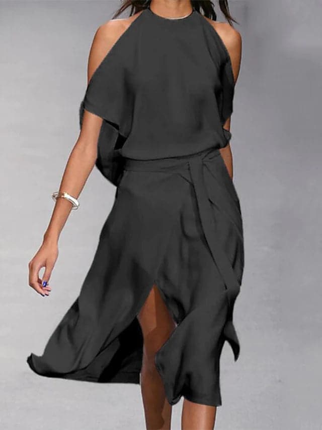 Laura - Beautiful dress with open shoulders 1